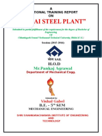"Bhilai Steel Plant": MR - Pankaj Agrawal
