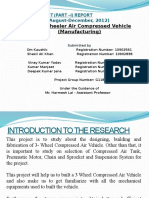 Three Wheeler Air Compressed Vehicle (Manufacturing)