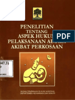 Penelitian Tentang Aspek Hukum PElaksanaan Aborsi Bagi Korban Perkosaan 2004