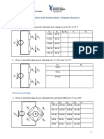 Voltage Divider Circuits and Wheatstone Bridge Calculations