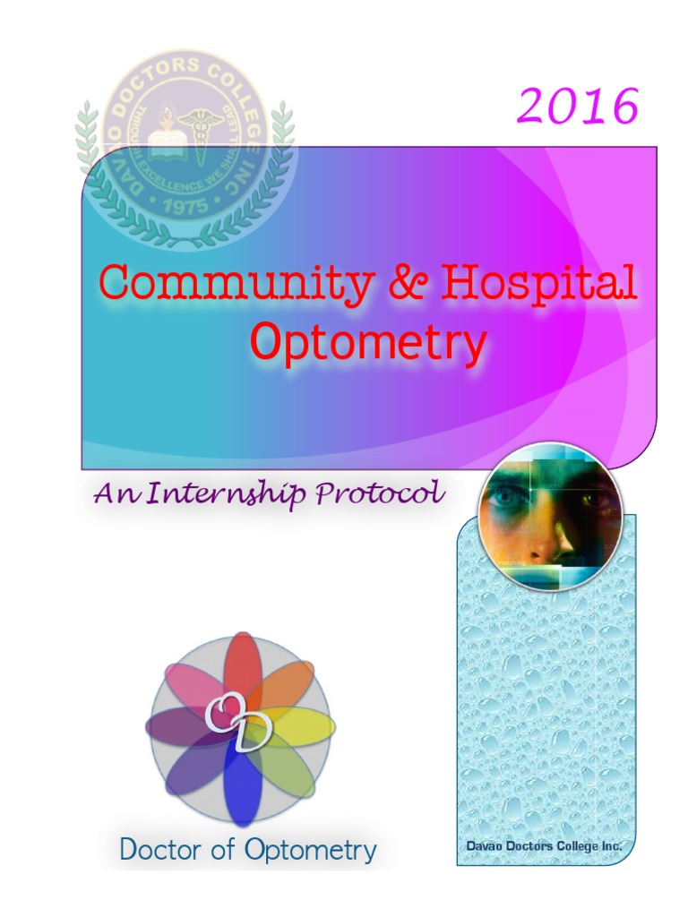Internship Protocol for Optometry Students | PDF | Optometry | Visual ...