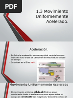 Movimiento uniformemente acelerado