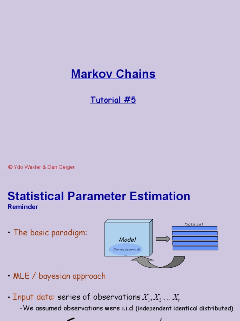 2014 CN - Material 8 - MARKOV Chain | PDF | Markov Chain | Machine Learning