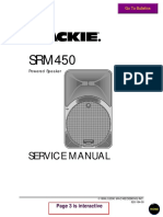 Service Manual: Powered Speaker