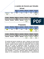 Propuesta de Horario Por Estudio