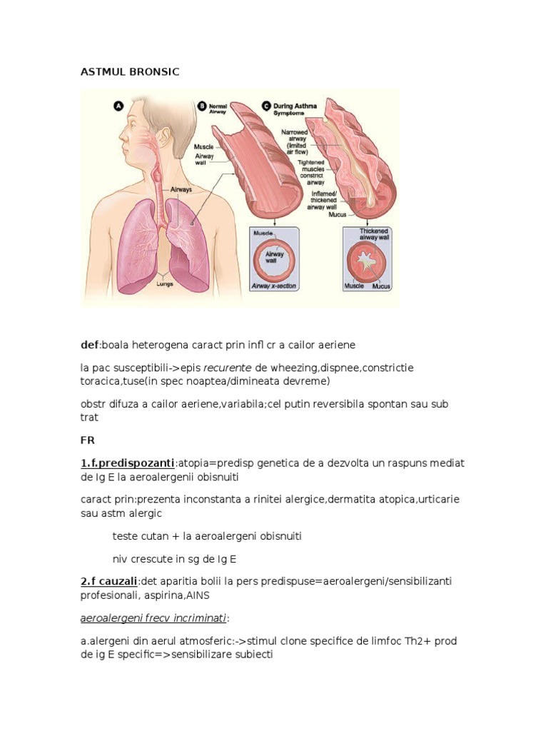 Ghid Complet despre Astmul Bronșic | PDF