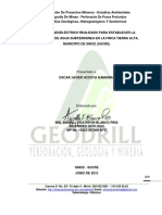 Estudio Geoeléctrico Realizado en  Parcela Tierra Alta, Municipio de Sincé (Sucre)