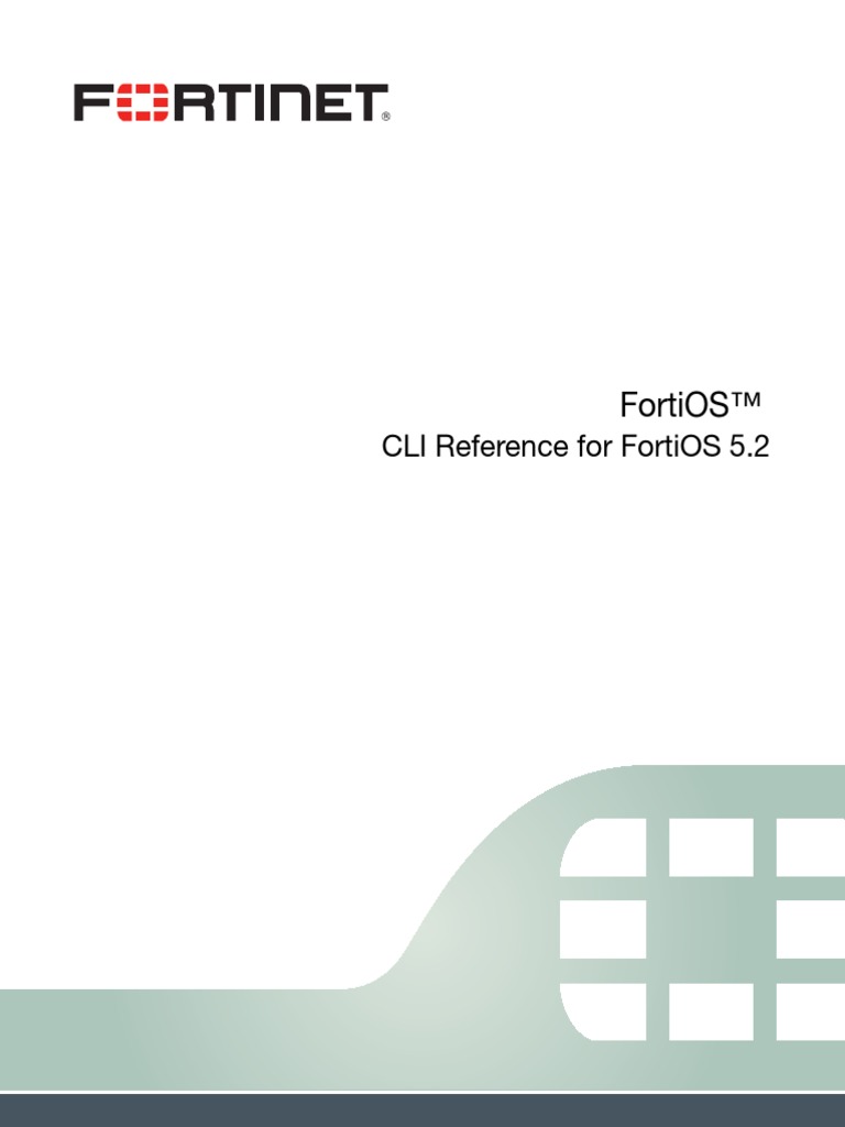 Fortigate Cli 52 | PDF
