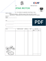 Kartar Motor Works: Bill/Cash Memo