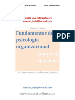 Fundamentos de Psicología Organizacional