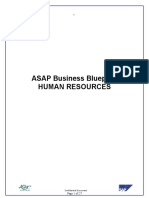 ASAP Business Blueprint HR Module for Sravya Industries