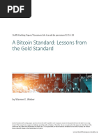 A Bitcoin Standard-Lessons From The Gold Standard