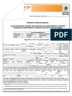 Acta de Verificacion Sanitaria PDF