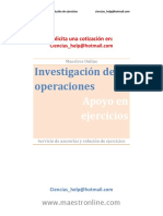 Investigación de Operaciones