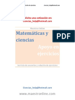 Matemáticas y Ciencias 2