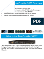 Understand the TimeProvider 5000 Network Timing Device