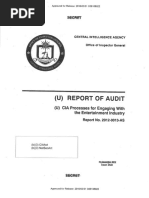 CIA Processes For Engaging With The Entertainment Industry