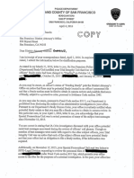 SFPD Chief Greg Suhr April 4 Letter To DA George Gascón Re: Bigoted Texts