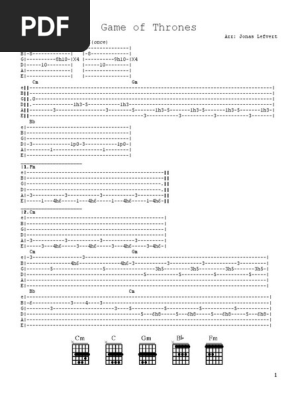 Game Of Thrones Tabs Guitar