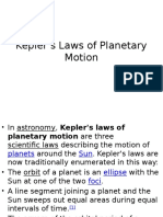 Kepler's Laws of Planetary Motion Wikipedia
