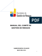 Manual Del Comit de Riesgos Actualizado Mayo 2014