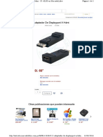 Adaptador HDMI a Displayport