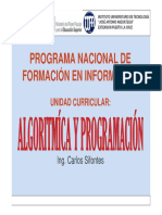 Algoritmica y Programacion Clase I