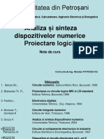 Analiza Si Sinteza Dispozitivelor Numeri