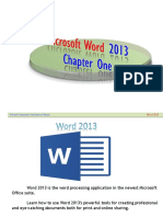 Word 2013