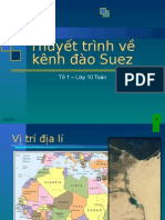 Thuyết trình về kênh đào Suez - Địa lí 10