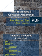 Vias de Acesso C3a0 Cavidade Abdominal