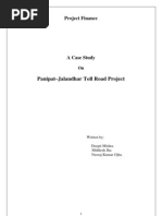 Download Case Study on Panipat-Jalandhar Toll Road Project by Neeraj Kumar Ojha SN30711814 doc pdf