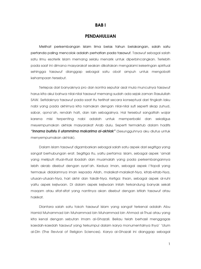 Tasawuf Ghazali Pdf