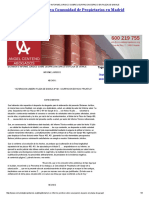 Informe sobre usurpación de plaza de garaje