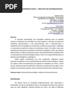 Património Geomorfológico – tentativa de sistematização