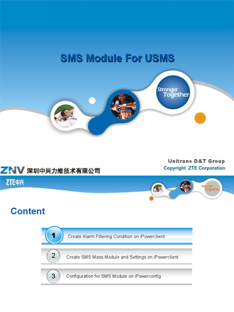 Configuring the SMS Module for USMS | PDF | Short Message Service ...