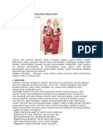 Tata Upacara Adat Perkawinan Melayu Riau