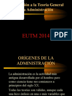 Introduccion a La Teoria General de La Administracion Eutm 2014