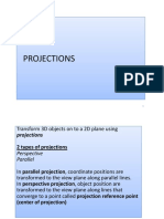 2D Projections of 3D Objects Using Perspective & Parallel Techniques