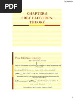 Chapter 5 (Electron Theory)