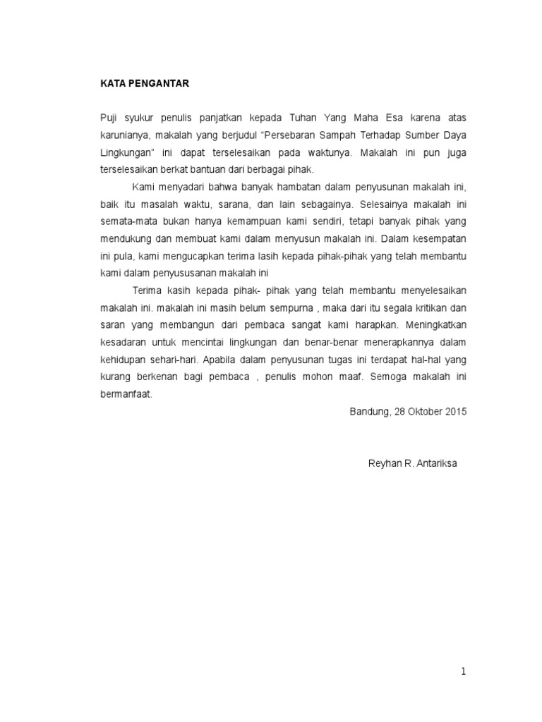 Makalah Hukum Lingkungan