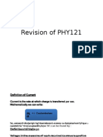 Review of PHY121