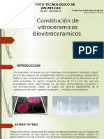 Constitución de Vitroceramicos Biovidrios y Biovitroceramicos