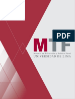Escuela de Posgrado MTF Ulima 2015 Folleto