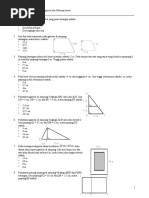 Kumpulan Soal Kongruen Kesebangunan