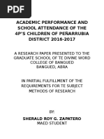 Download Academic Performance and School Attendance of the 4p by Raveline Labrador SN307151917 doc pdf
