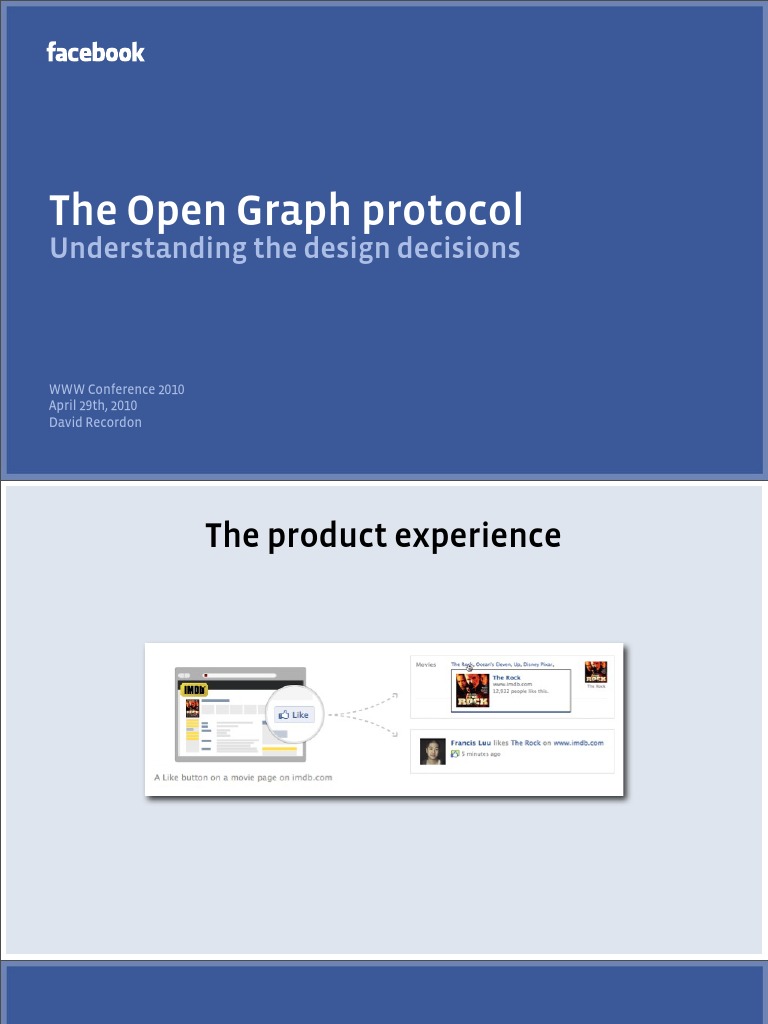 The Open Graph Protocol Design Decisions PDF