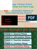 Evaluation Method of Value Engineering Projects