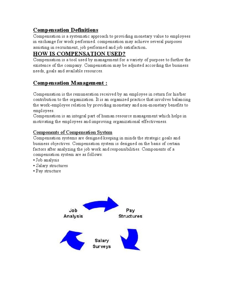 Compensation Employee Benefits Workers Compensation