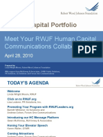 Meet Your RWJF Human Capital Communications Collaborative - April 28th Webinar